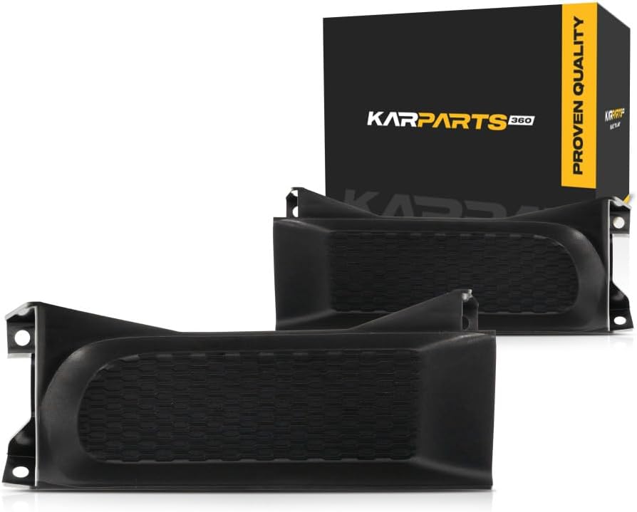 For Ram 1500 2013-2018 Tow Hook Cover Kit | Front | Bumper Insert | 2 Piece | CH1037112 | 68196984AA