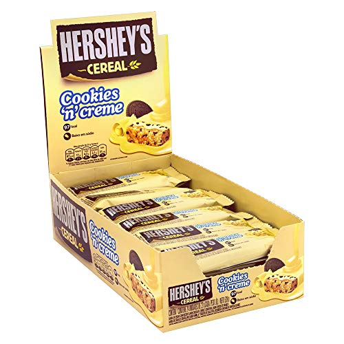 Display Barras de Cereal Cookies N Creme Hershey's com 24 unidades