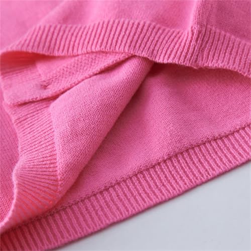 Cardigan Sweater for Kids, Boys Girls Unisex Long Sleeve Crewneck Button Front Solid Knit Outerwear for Fall Winter2