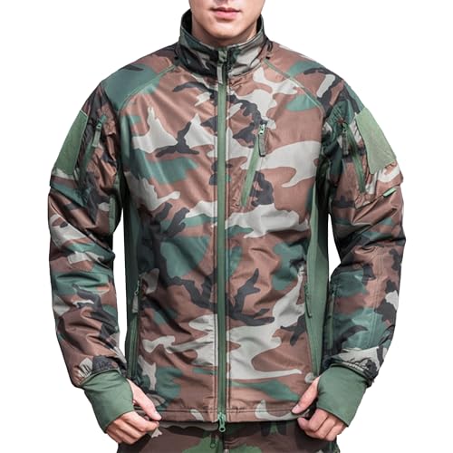 Chaqueta para hombre ligera con capucha y cierre miniatura 1