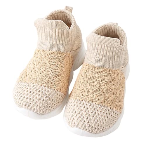 Boys Girls Sneakers Kids Shoes Non-Slip with Soft Rubber Sole Lace-up for Running/Walking Spring and Autumn