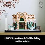 LEGO Icons French Café Paris Building Kit - DIY Set for Adults - Collectible Bedroom and Home Decor - Display for Home or Office - Gift for Coffee Lovers - 10362 - Image 2