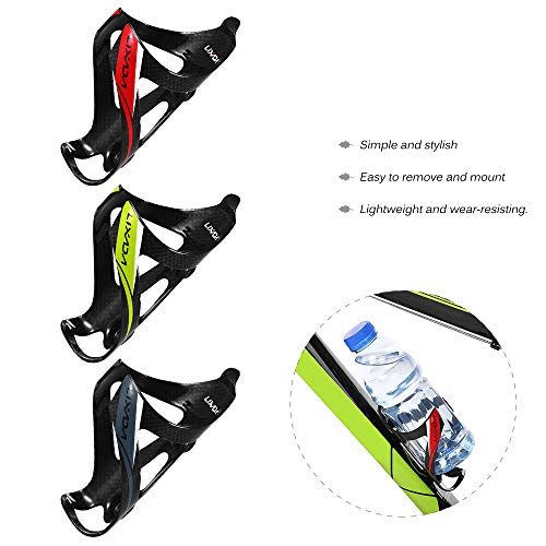 Gaiola de garrafa, Andoer Suporte para garrafa de água de ciclismo super leve em fibra de carbono pa