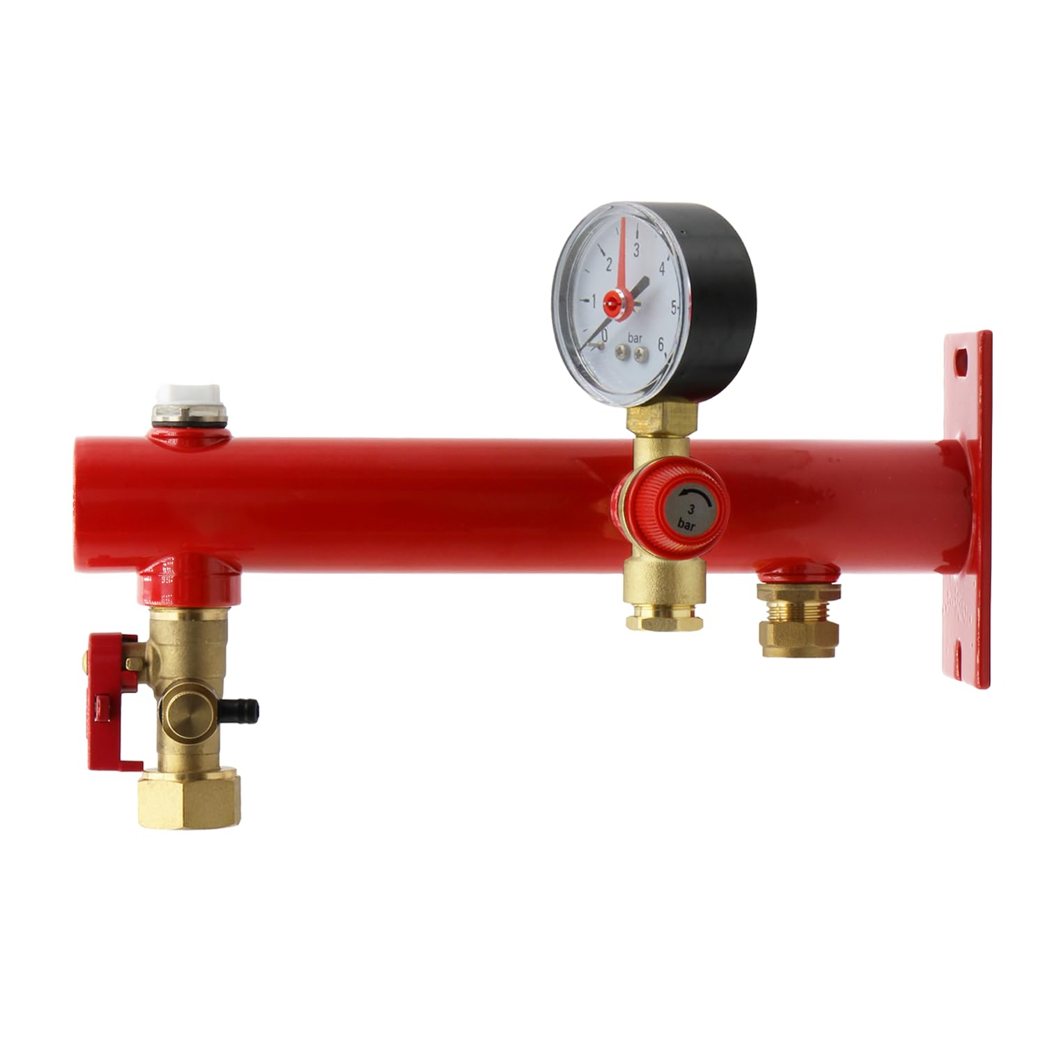 Unvented Components Europe Women's Red Expansion Vessel Fixing Bar Kit
