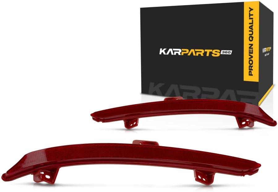 KarParts360 For 2019 Honda Accord Reflector Assembly Driver and Passenger Side DOT Certified | HO1184113 | HO1185113 | 33555-TVA-A01 | 33505-TVA-A01