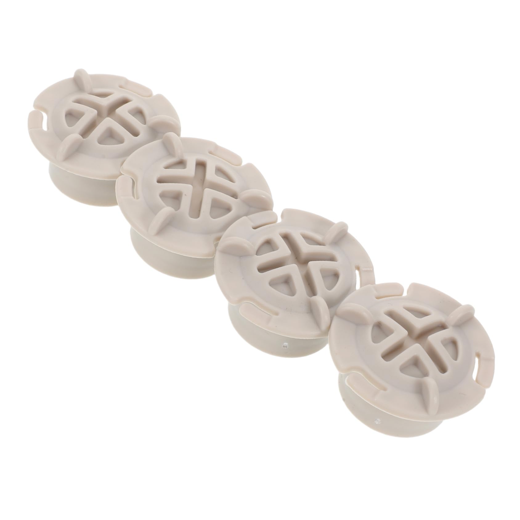 Abaodam 4pcs Grey Plastic Slide Screw Caps for Children's Slide with 2.6mm Inner Diameter, Anti-loosening and Secure Assembly, for Indoor Play Area and Playroom Accessories
