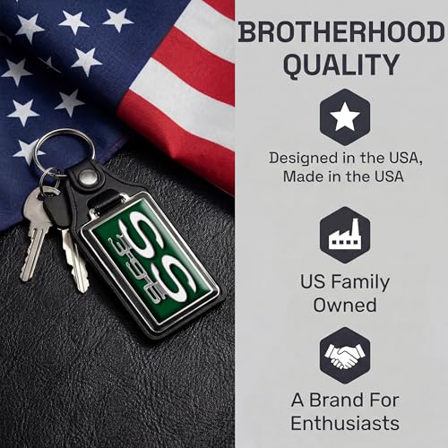 Image of Brotherhood Car Key Chain for Chevelle - Classic Models Keychain for Men and Women Gift Key Ring