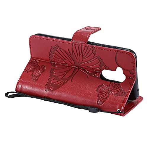 Uposao Cover Huawei Honor 6A, 3D Farfalla Modello