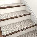 PADOOR Stair-Treads for Wooden Steps Indoor, Non-Slip Rubber Carpet-Stair treads, 15PCS Stair-Runners for Wooden Steps, 8"x30" Light Grey