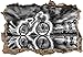 Produktbild Stil.Zeit Monocrome, Burning Bike brennendes Fahrrad Wanddurchbruch im 3D-Look, Wand- oder Türaufkleber Format: 92x62cm, Wandsticker, Wandtattoo, Wanddekoration