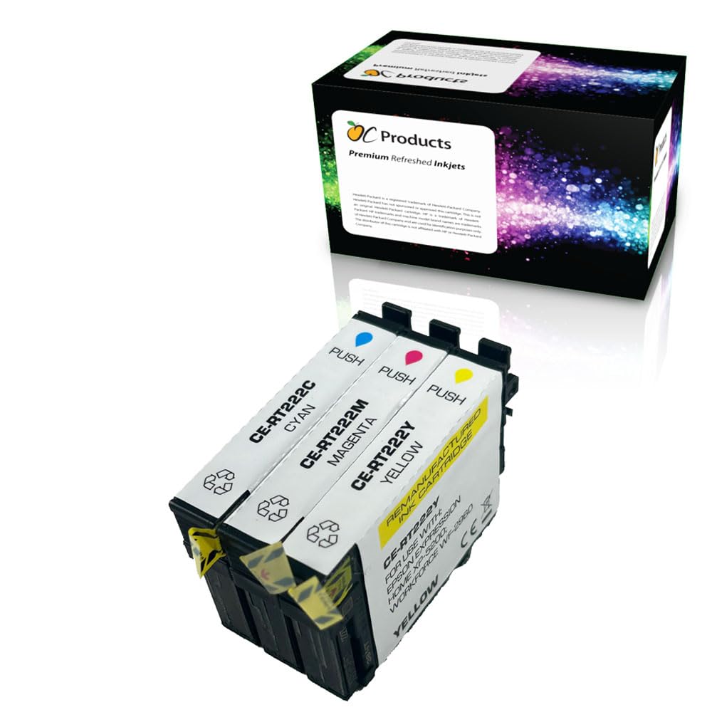 Amazon.com: OCProducts Remanufactured Ink Cartridge Replacement 3