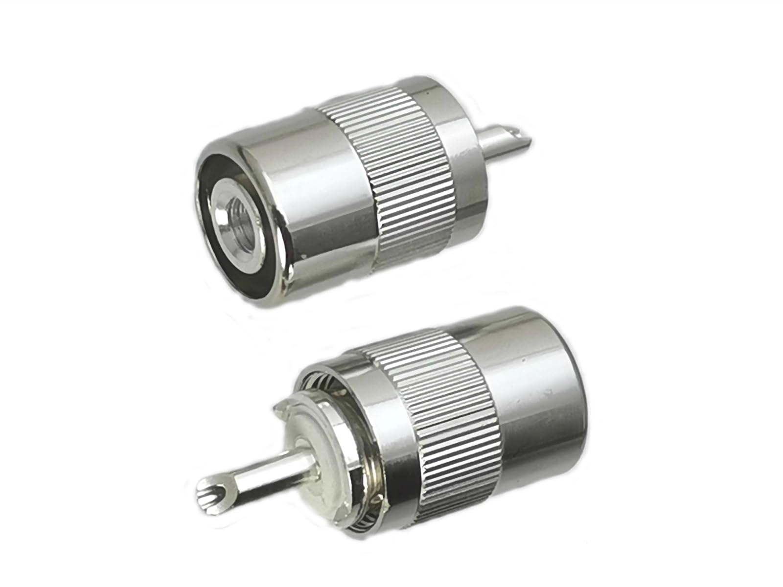 Conector UHF PL259 macho para reparar cable RG58 y LMR195, solución atornillada de 10 unidades