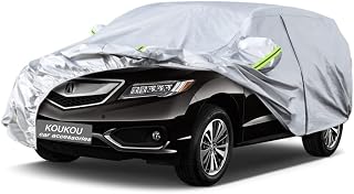 Koukou 6 Layers Car Cover Custom Fit Acura RDX from 2007 to 2025, Waterproof All Weather for Automobiles, Sun Rain Dust Snow Protection. (Ships from US Warehouse, Arrive Within 3-7 Days)