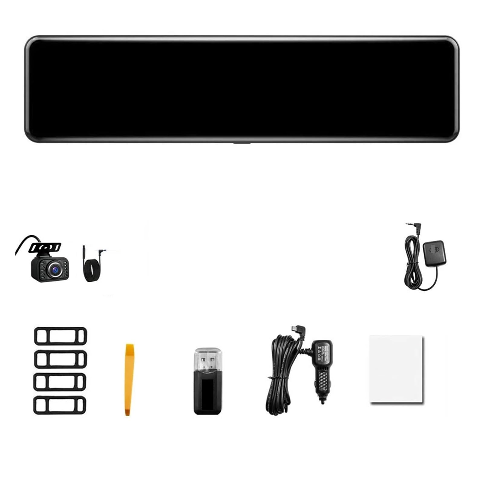 M210 4K Front Car Mirror Dash cam and 2K Rear Camera Auto Mirror DVR Video Recorder with Night