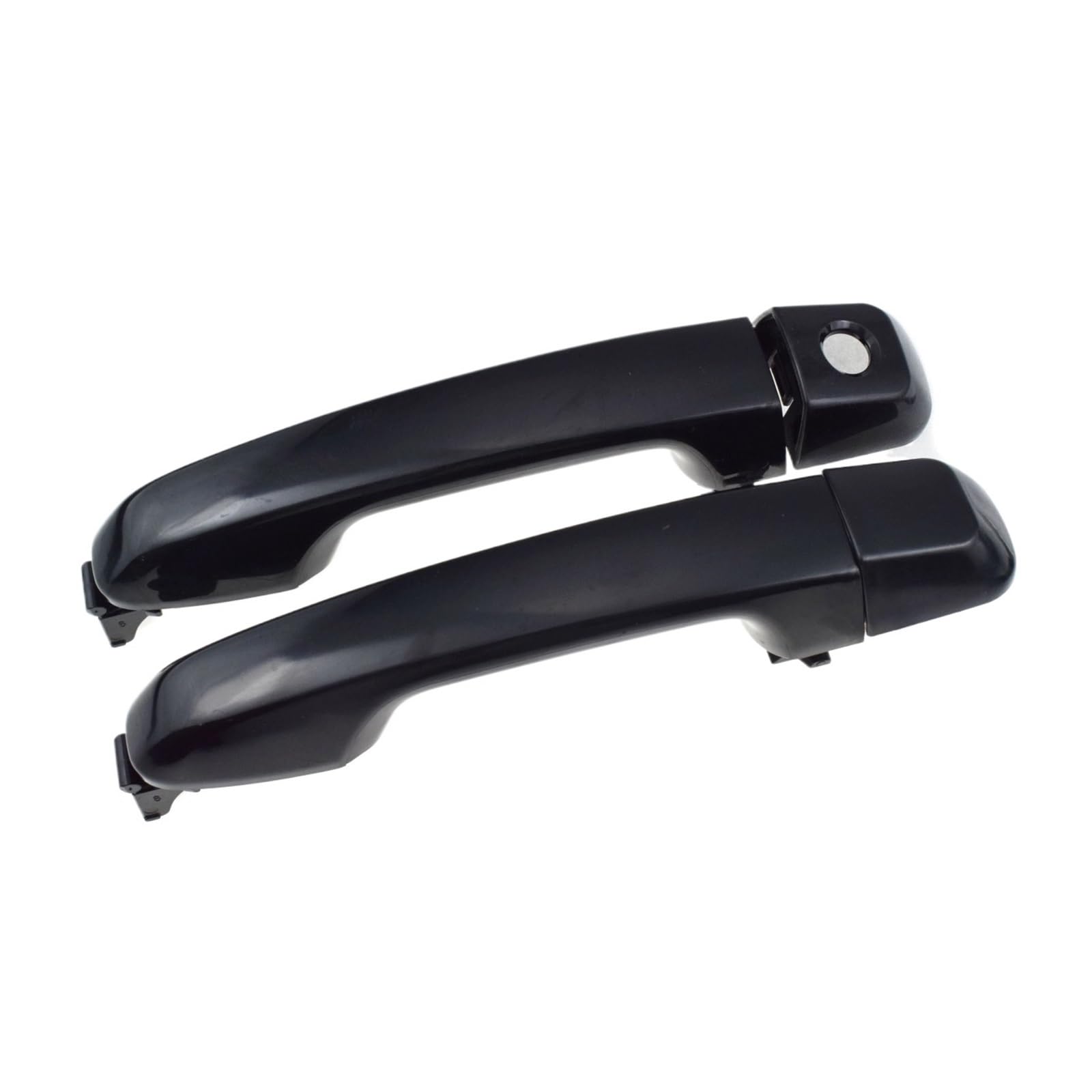 Pacsci Front Pair Car Outer Door Handle For Toyota For 4Runner 2010-2020 For Prado For Land For Cruiser For Lexus Gx460 Black Outside Door Handle Front Rear Left Right(Front Pair)