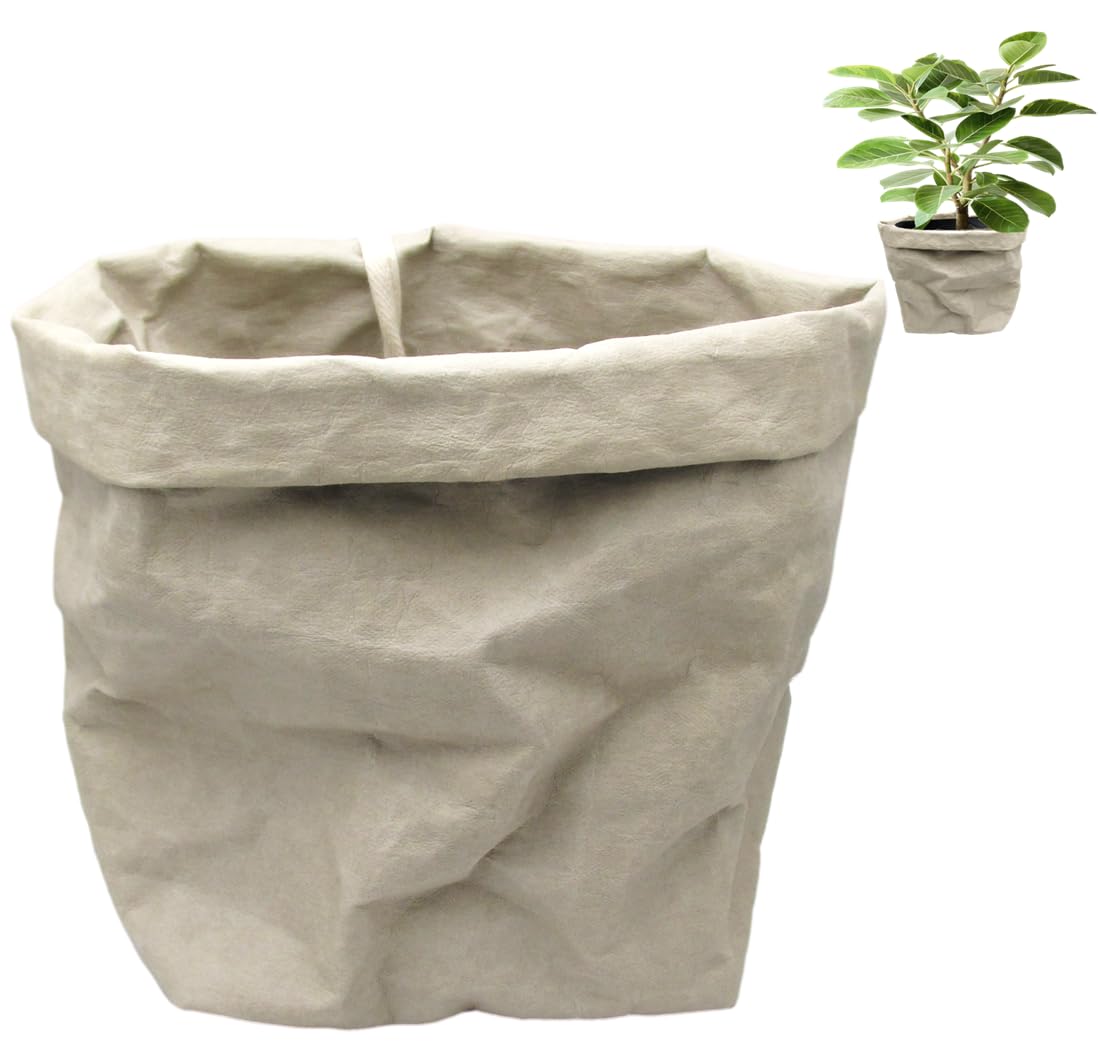Amazon.co.jp: プランターカバー 室内 観葉植物 天然素材 クラフト紙