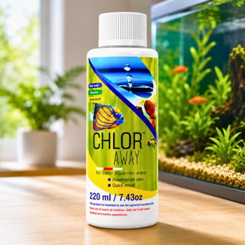 Image of VAYINATO Aquatic Remedies Chlor Away Aquarium Fish Tank Water Chlorine Remover Water Conditioner (220 ML)