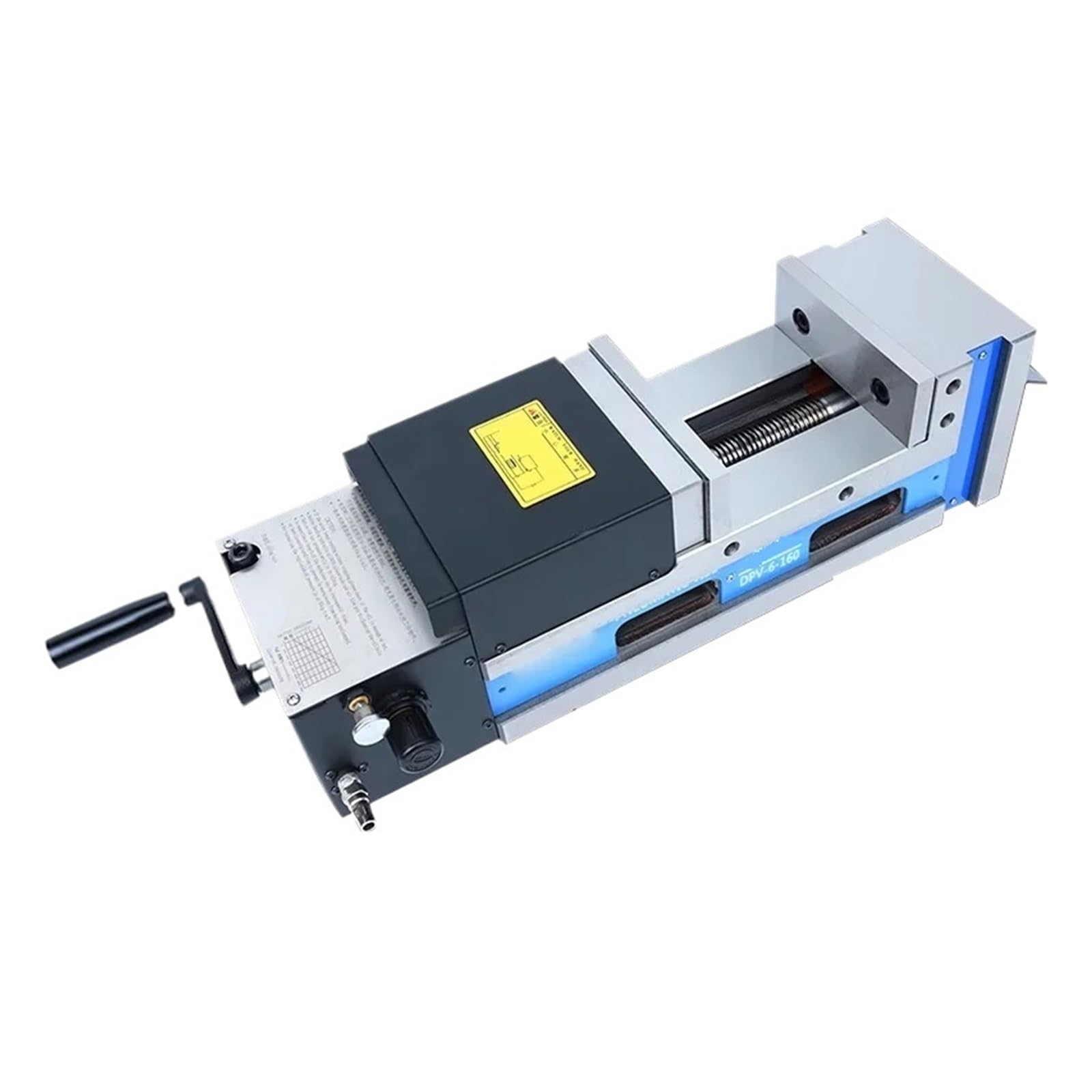 Knxotxnqa One Color Pneumatic Hydraulic Vise - Gz4722b 5 Inch 6 Inch 8 Inch Flat Jaw Vice For Machining Center,1Pcs(Dpv-8-350)
