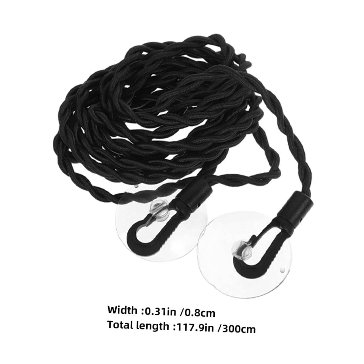 Healifty 2pcs Portable Travel Clothesline Suction Cup Clothesline for Outdoor Camping Rv Drying Cord Elastic and Retractable Laundry for Indoor Outdoor Use