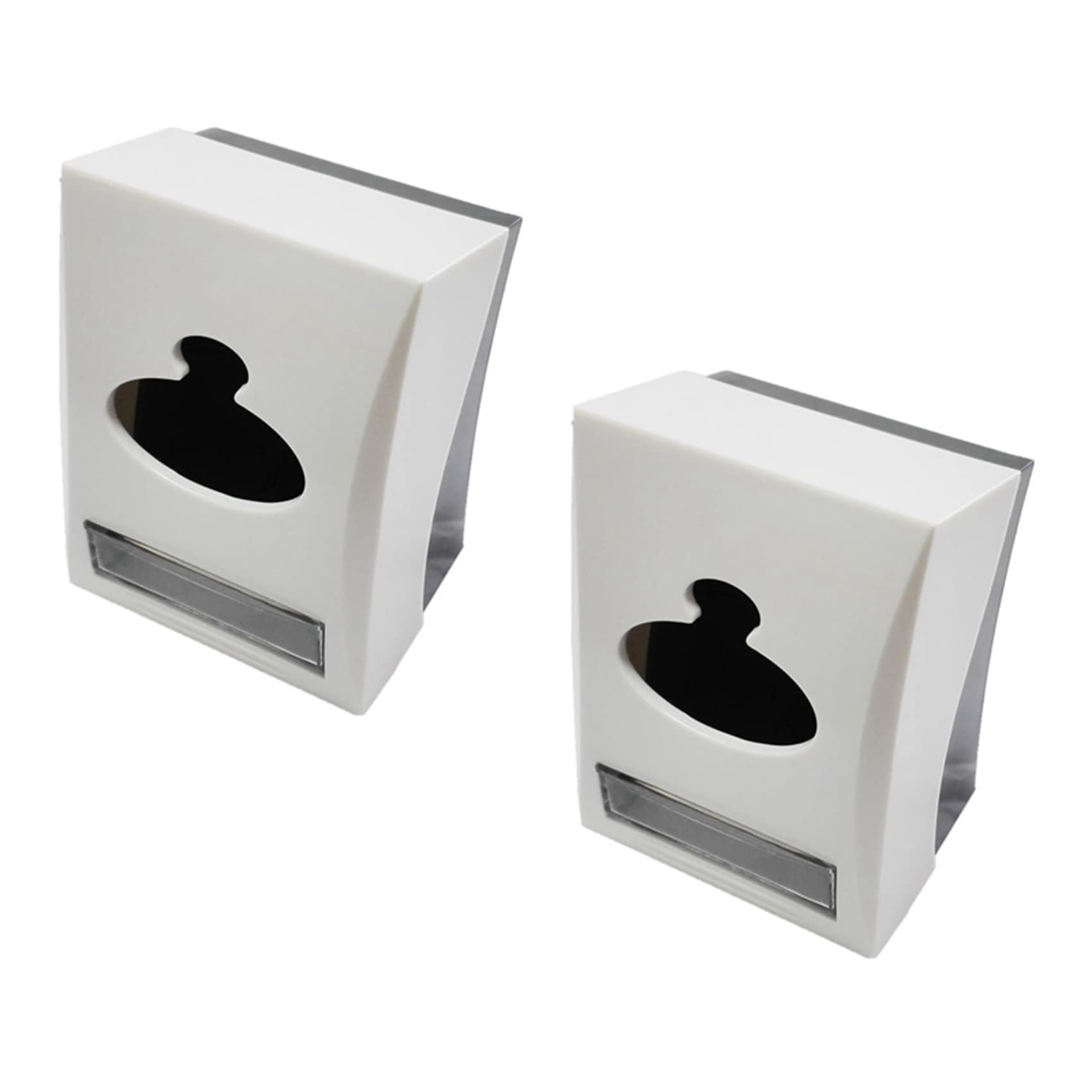 Hndhbfgrt 2X Table Top Restaurant Tissue Dispenser Napkin and Toothpick Holder Paper Roll Holder for Hotel