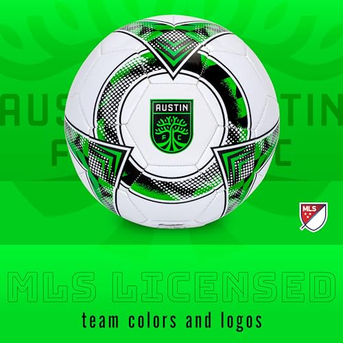 Image of Franklin Sports Official MLS Team Soccer Balls - Official Size 5 Soccer Balls - Regulation Size + Weight Soccer Ball for Kids + Adults - Boys + Girls Soccer Ball - Air Pump Included