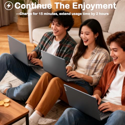Image of Lenovo Ideapad 1 Laptop Computer-15.6 inch FHD Display Laptop for Home & Daily Task, Intel N6000 Processor, 8GB DDR4, 256GB Storage Memory, Wi-Fi 6, 1MP HD Camera, Windows 11 Home, SD Card Reader