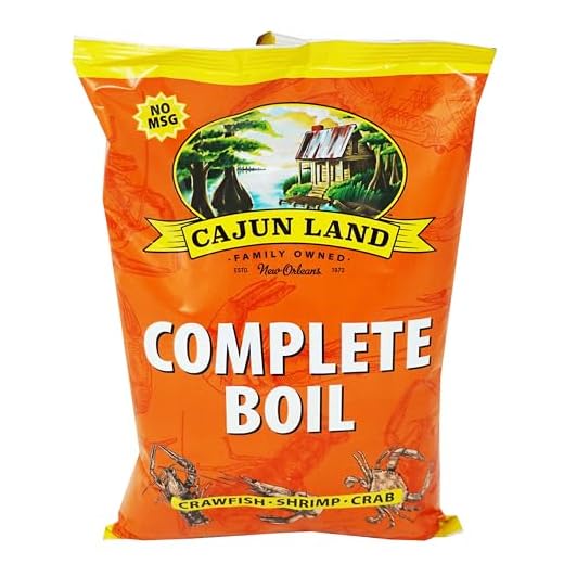 Cajun Land Crab Shrimp Crawfish Boil Complete 4 Lbs