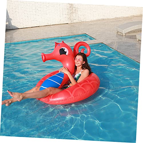 Bouée gonflable facile à gonfler et dégonfler en PVC hippocampe adulte - 4