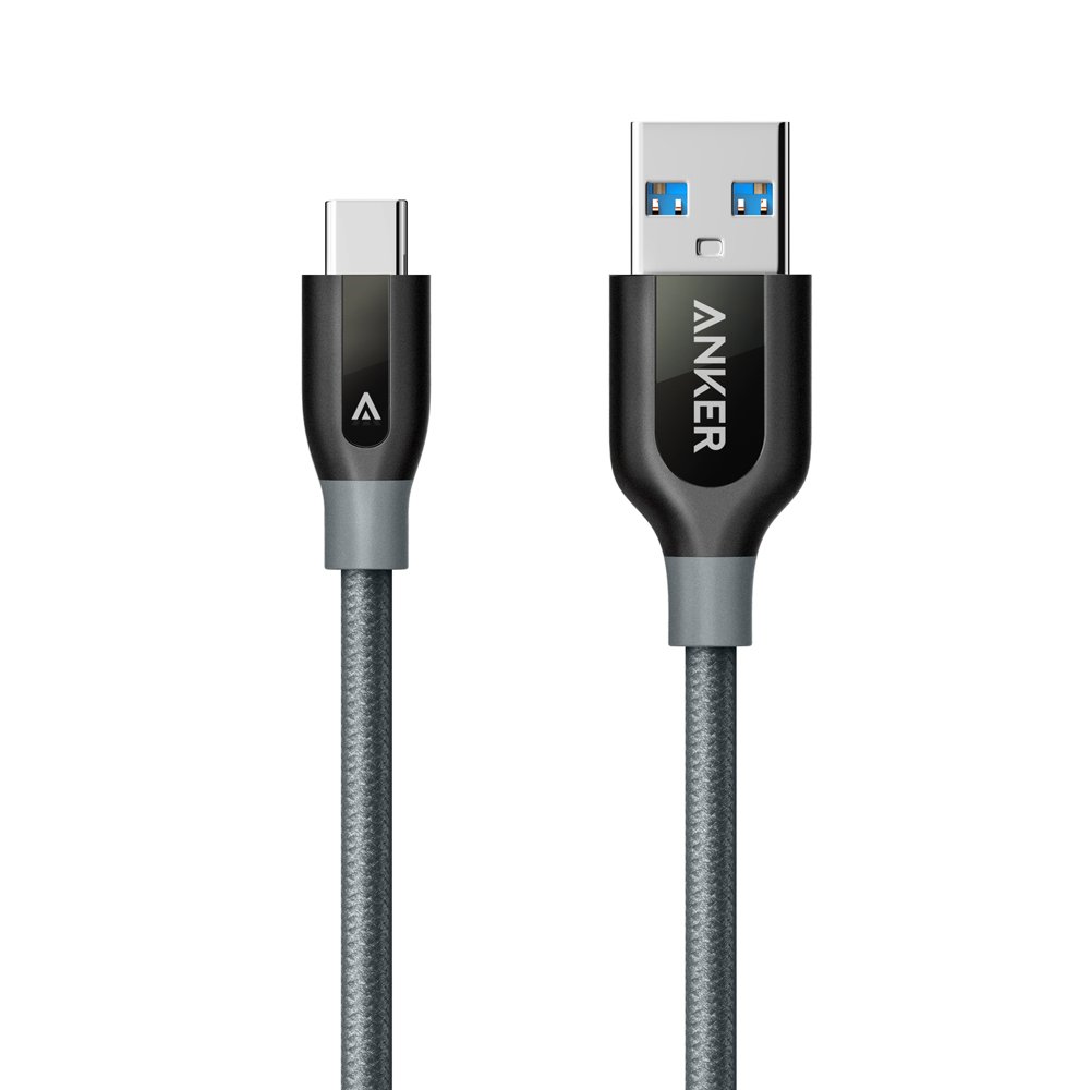 Anker PowerLine + USB - C to USBを含むUSB 3.0ケーブル( 91センチ)、高耐久性、新しいMacbook、Chromebook Pixel、NEXUS 5 X、NEXUS 6p、Nokia n1タブレット、OnePlus 2 and More 3 Feet AK-848061064872