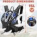 Imagen de Mochila Ciclismo Pequeña 15 L Mochila Senderismo Mochila Montaña Transpirable con Correa de la Cintura Ajustables Mochila Ciclismo Ligera para Viajes Camping Running Ciclismo Deportes al Aire Libre