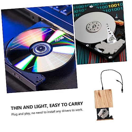 Unidad óptica externa USB DVD CD grabadora para laptop miniatura 3
