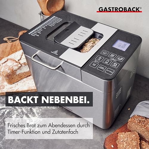 Gastroback 42823 Brotbackautomat aus Edelstahl