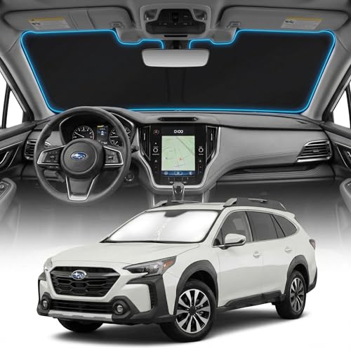 for Subaru Outback Sun Shade Windshield Cover - Custom Fit Outback Accessories 2020-2024 2025 Sunshade Foldable UV Protection & Heat Shield Sun Visor Accessories