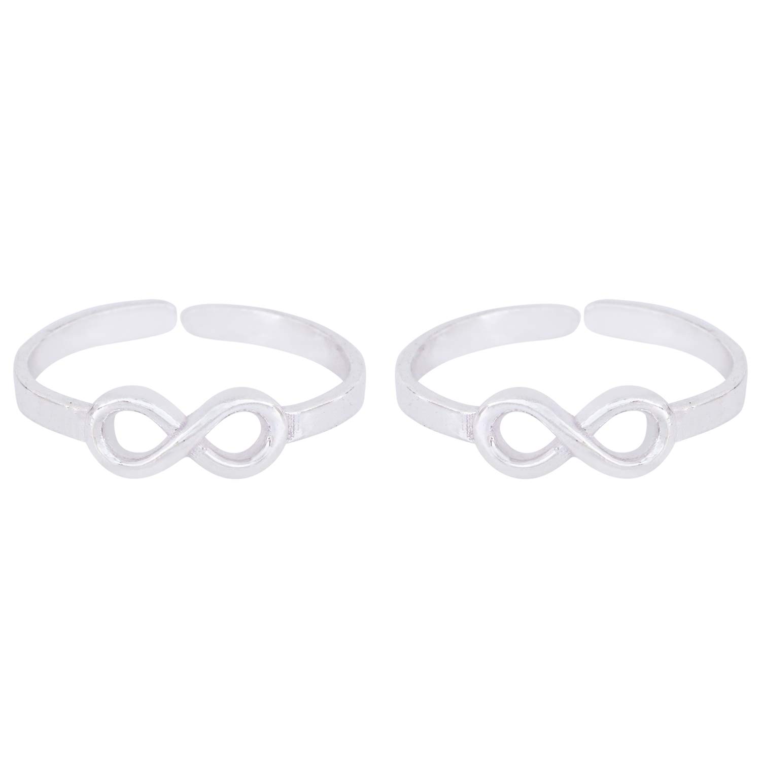 Nemichand Jewels Pure 925 Sterling Silver Infinity (Leg Finger Rings) Chandi Bichiya Toe Ring For Women (B08BWYDZK8) Amazon Price History, Amazon Price Tracker