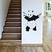 Adhesivo para pared con imagen de "Panda With Guns", de Bansky, tamaño personalizable, de Customwallsdesign