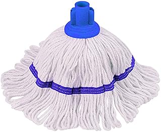 The Chemical Hut 200gm Red Hygiemix Professional Mop Head, Cotton and Synthetic Yarn