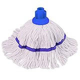  250gm azul Hygiemix profesional fregona, algodón y con TCH - hilados sintéticos anti-bacterial bolígrafo!