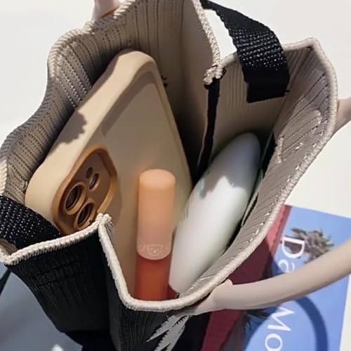 Women's Knit Crossbody Phone Bag - Cell Phone Purse with Strap, Small Knitted Mobile Phone Holder Pouch4