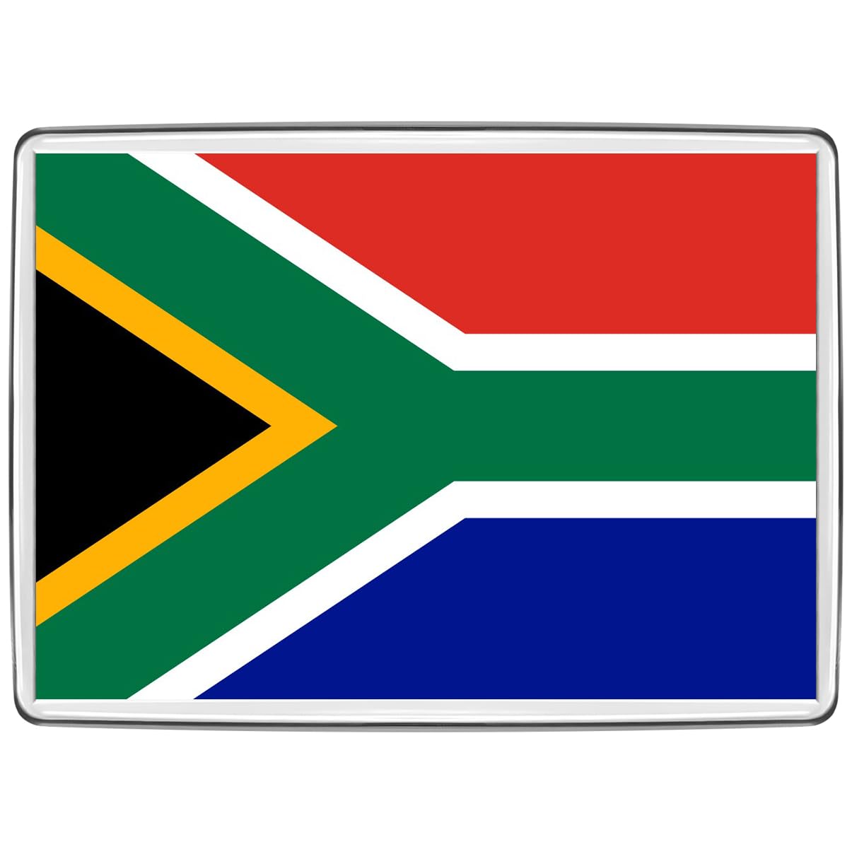 Pixly Clear Pixly® South Africa Flag Fridge Magnet Large Jumbo Size African Keepsake Country Souvenir Novelty Refrigerator Magnets Gift