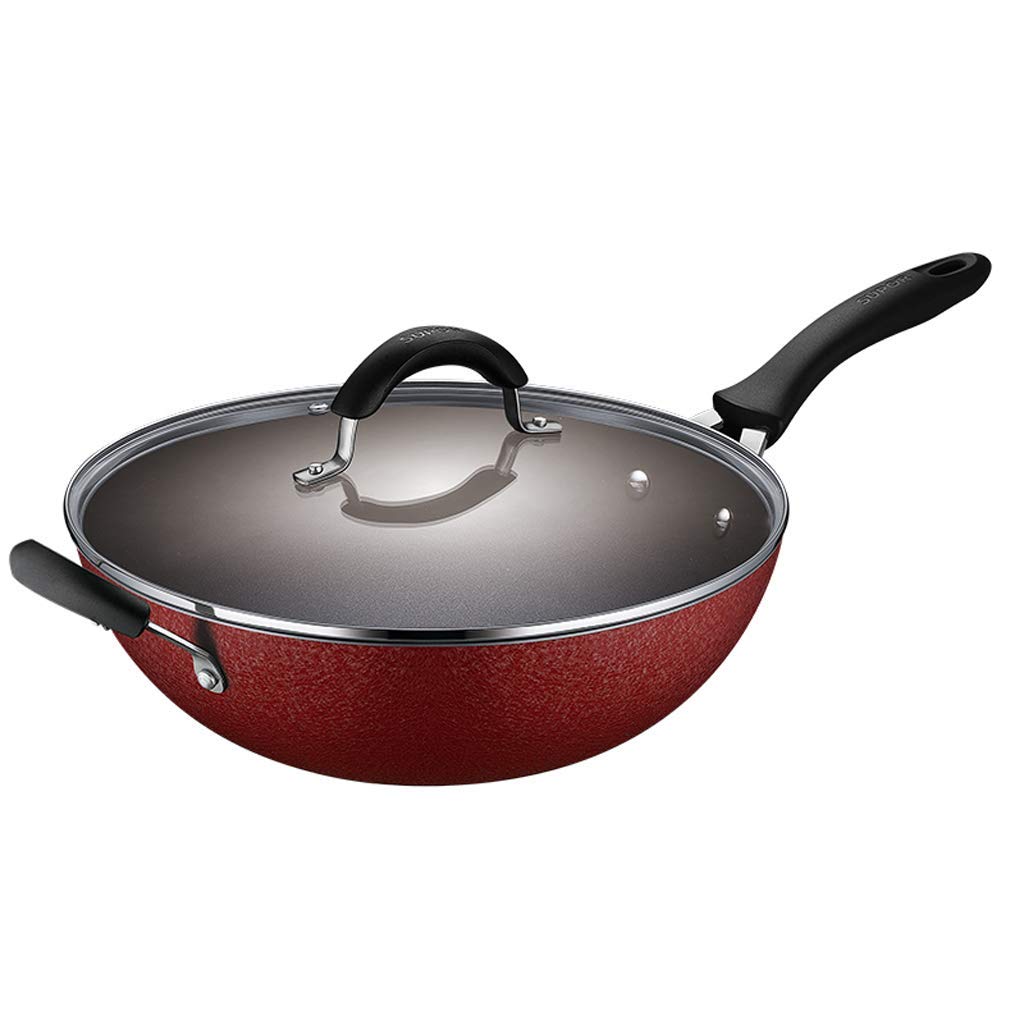 Marmite antiadhésive multifonction et wok 32cm pour cuisinière à induction et gaz