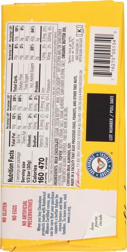 Vista 3 de Chocolove - Barra de chocolate con leche y almendras - 3.2 oz.