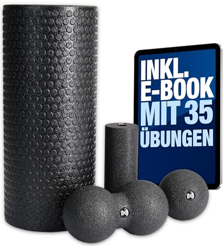 NAJATO Sports Faszien Set - Inkl. Faszienrolle, Faszienball, Duoball &...