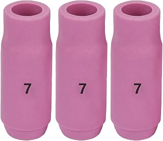 10 St Keramiska Munstyckskoppar för WP-17/18/26 med Hög (Mouth | Mångsidiga storlekar för WP-17, WP-18, WP-26 TIG-svetsbrännare, värmebeständig keramik, pålitlig prestanda vid svetsning.