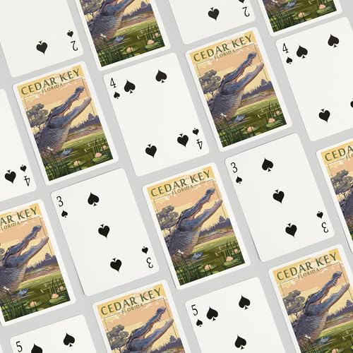 Baraja de cartas Poker Cedar Key Florida 52 cartas miniatura 4