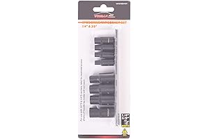 8 PIECE 1/4" AND 3/8" DRIVE TAP AND SOCKET SET