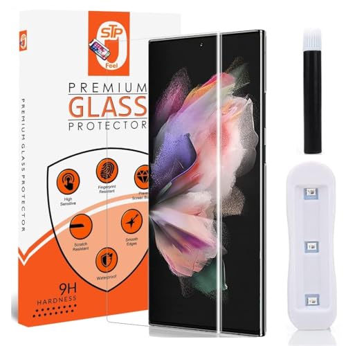 Image of UV Premium HD+ Tempered Glass Screen Protector Guard Compatible For Samsung note 10 Plus (6.8 Inch, Pack of 1) Full Adhesive UV Curved Case Friendly HD Clarity with easy installation kit