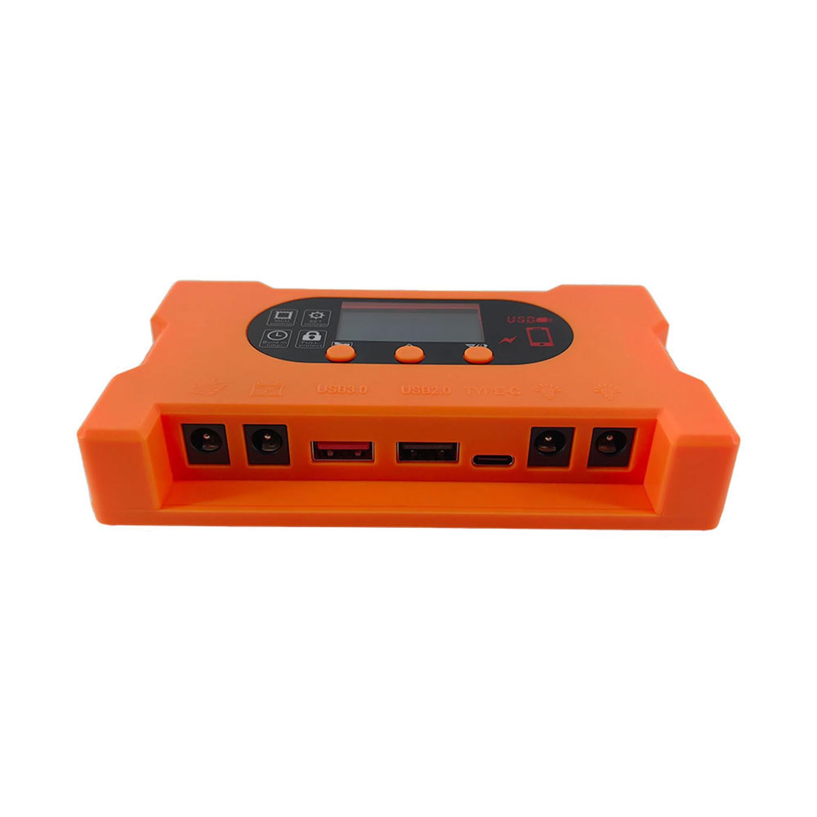 Placa solar monocristalina de 25 W y 18 V, batería sin restricciones, panel de accionamiento directo con controlador, portátil para emergencias al aire libre
