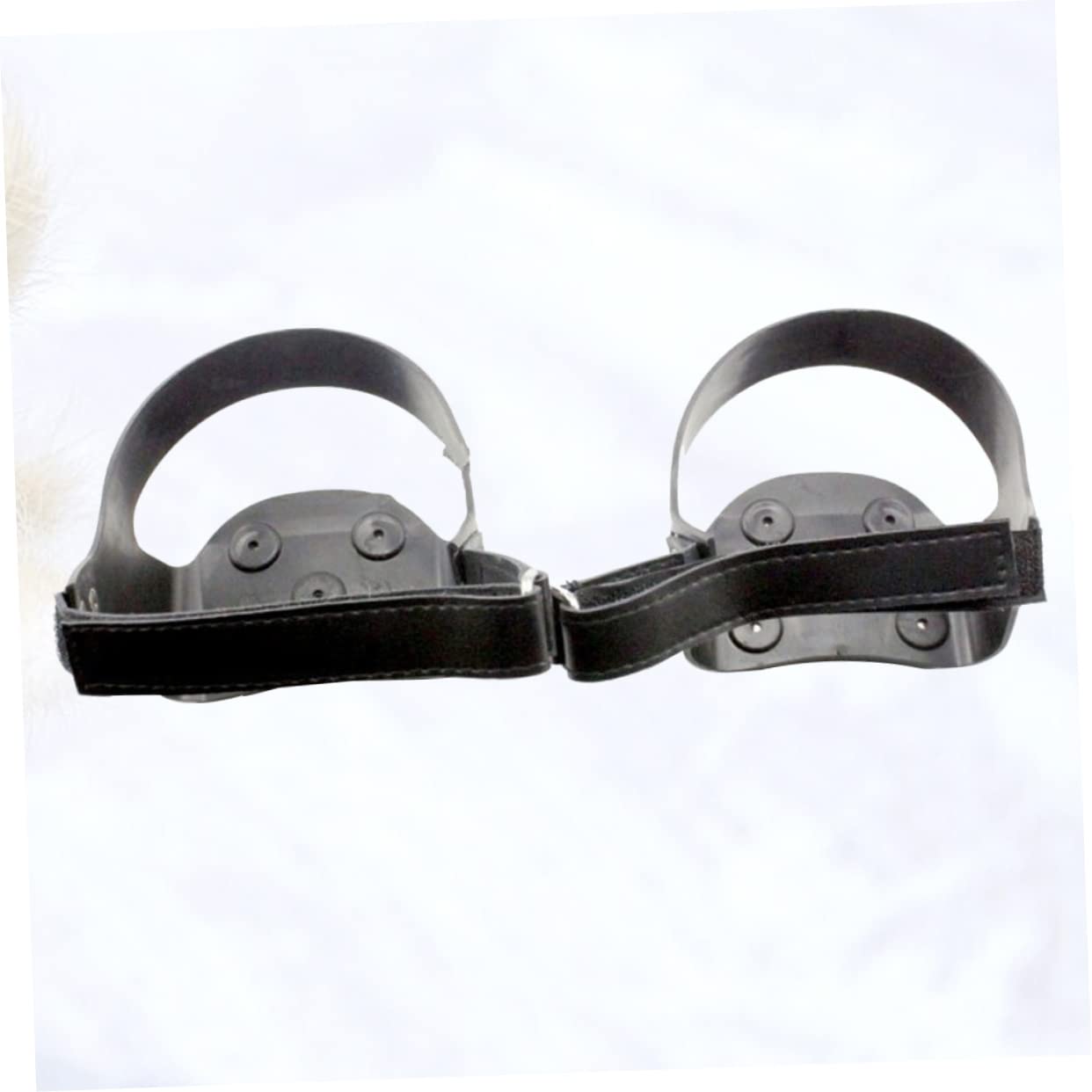 Holibanna crampons à glace crampons crampons antidérapant chaussure Chaussures crampons glace à glace pour chaussures pince à neige chaussures securise proteger crampons Black