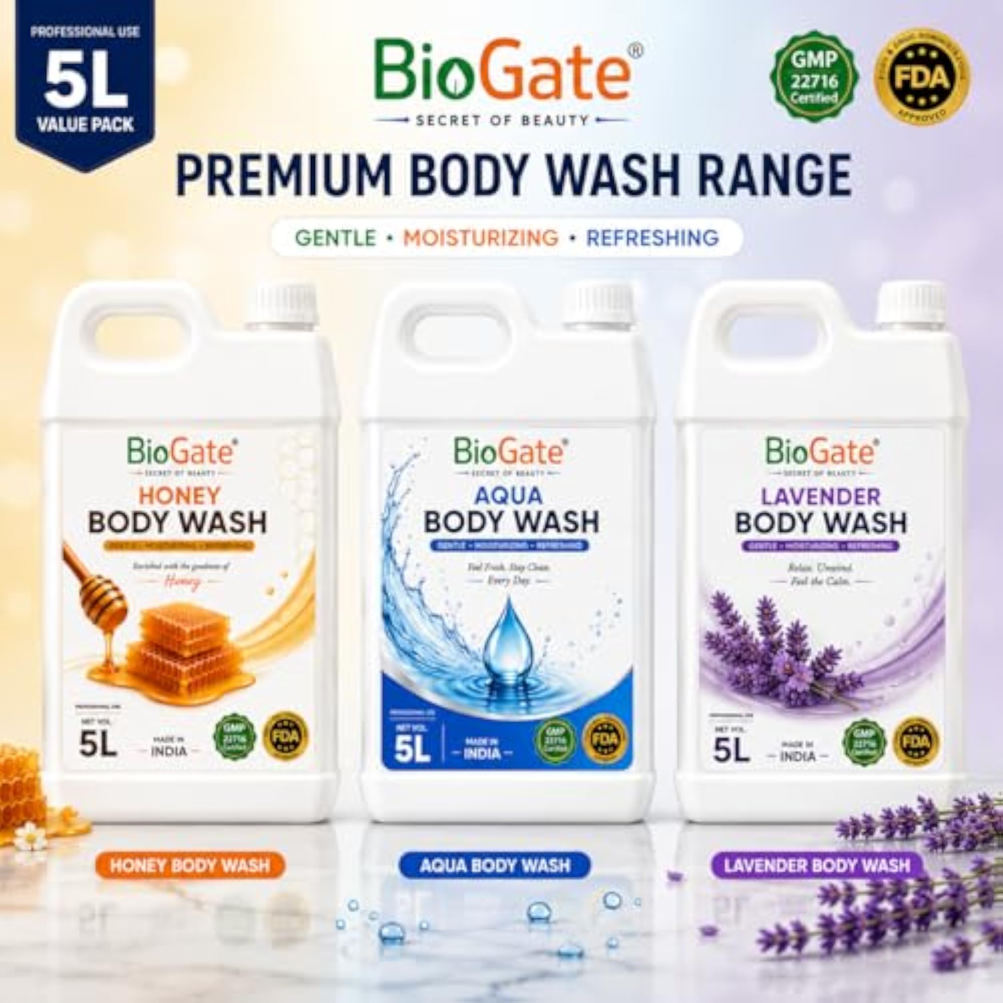 Bodywash 5L Refill Pack (Lavender)