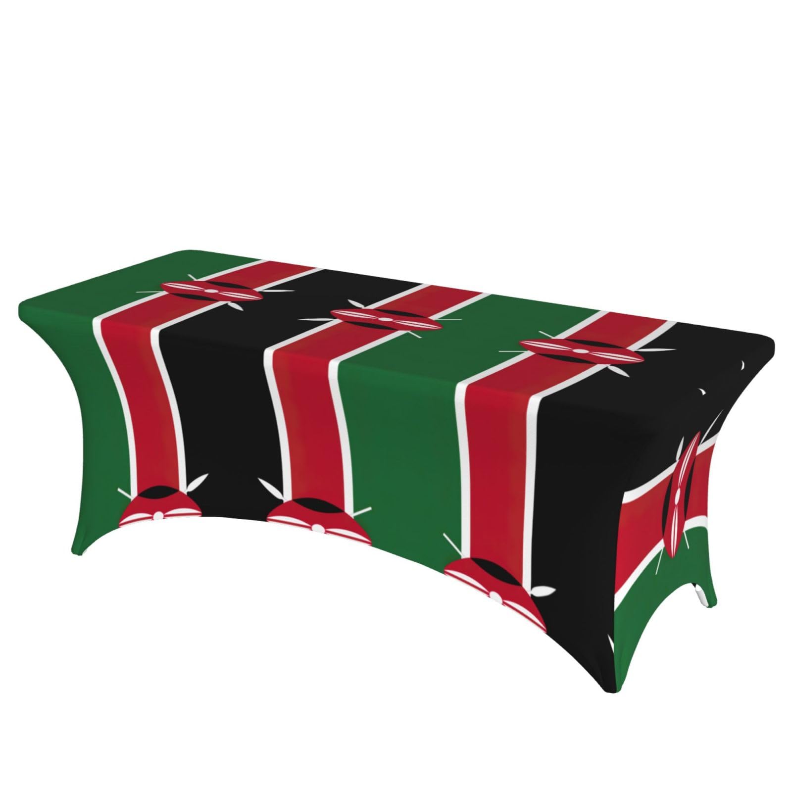 Housse de table extensible Kenya en tissu premium élasthanne pour réception
